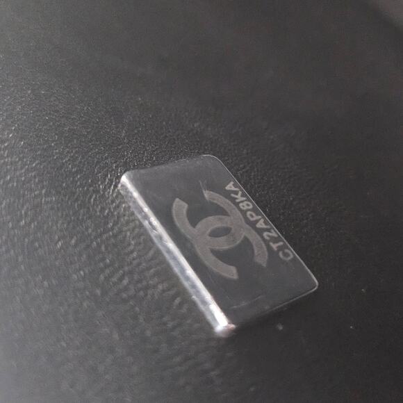 Chanel Lambskin Quilted Medium Double Flap So Black - Picture 16 of 16